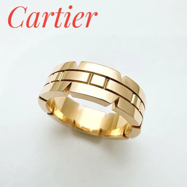 Cartier Tank Francaise Pink Gold Ring in Pink from The Reluxe, photo 1 of 1