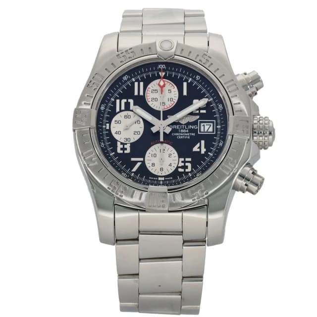 Breitling Super Avenger II A13381 43mm Stainless Steel Watch from H&T, photo 1 of 1