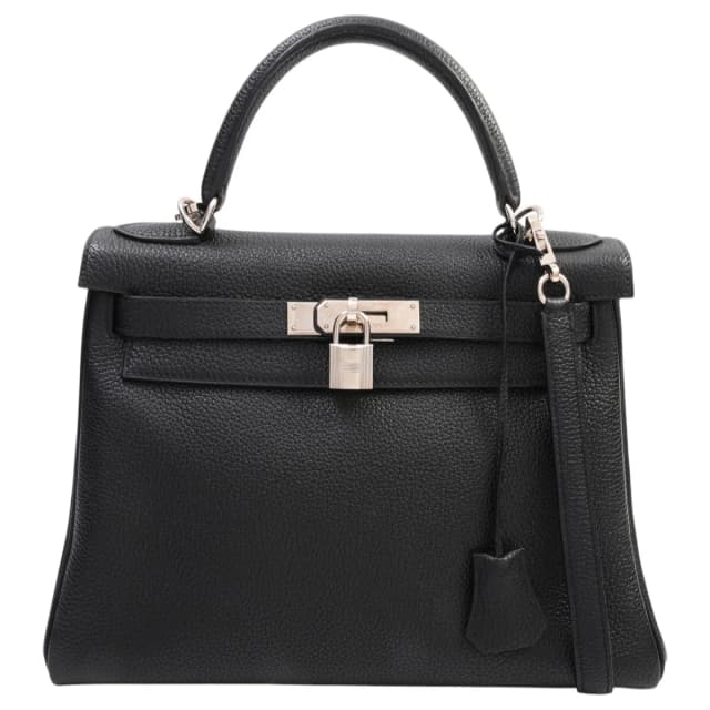 Hermès 2003 made Kelly 28 Black from VINTAGE QOO TOKYO, photo 1 of 1