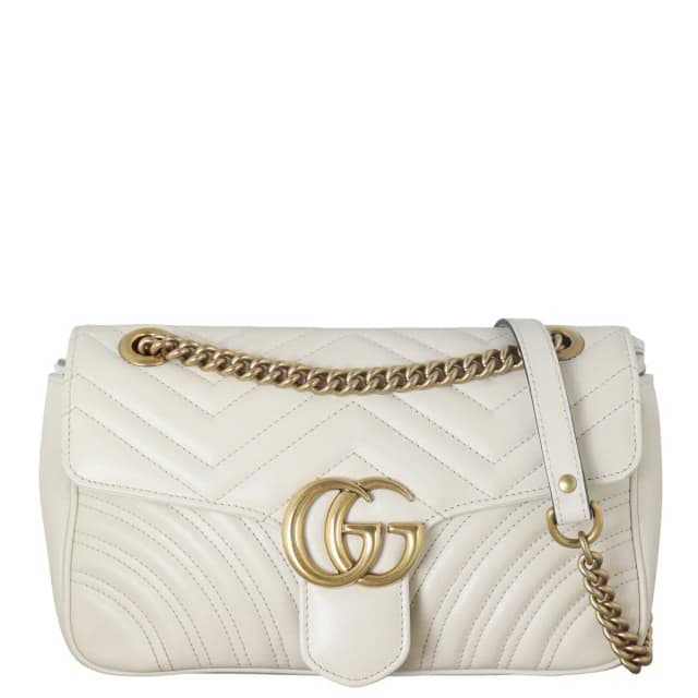Gucci GG Marmont Matelasse Medium Shoulder Bag in Leather from Luxe.It.Fwd, photo 1 of 1