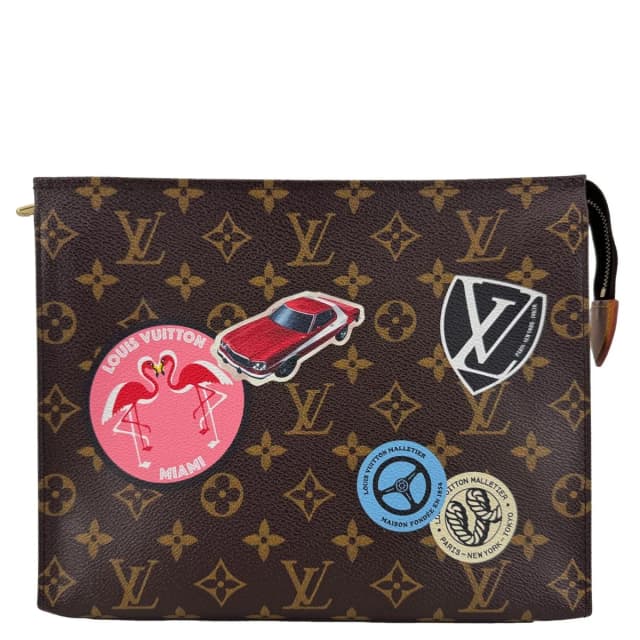 Louis Vuitton World Tour Monogram Canvas Toiletry Pouch Brown in Brown Coated canvas from Dallas Designer Handbags, photo 1 of 1