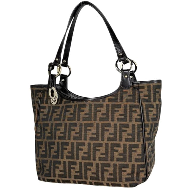 Fendi Tote Bag Zucca Pattern Canvas Brown in Brown Canvas from The Reluxe, photo 1 of 1