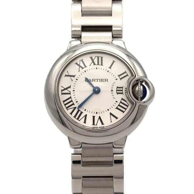 Cartier Ballon Bleu SM SS Quartz Watch in Blue from The Reluxe, photo 1 of 1