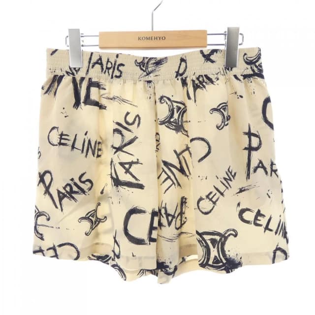 Celine Shorts Beige in Beige Silk from The Reluxe, photo 1 of 1