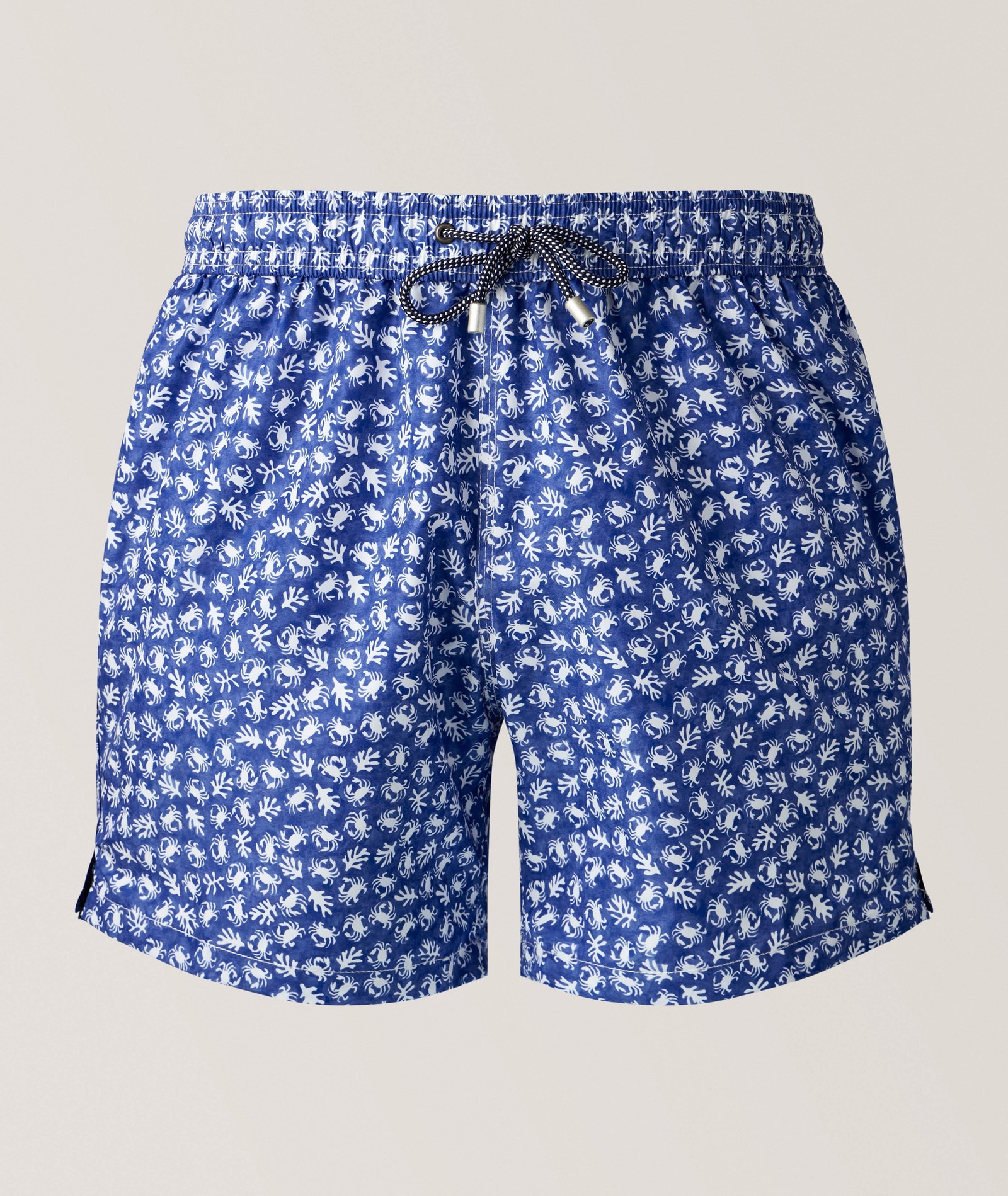 Patrick Assaraf Crab Swim Trunks in Blue, image 1 of 1 from Harry Rosen