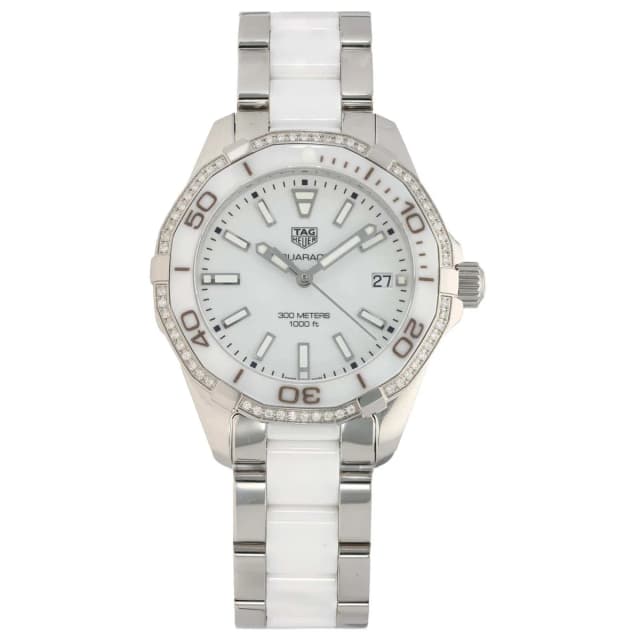TAG Heuer Aquaracer WAY131H 33mm Stainless Steel Watch in Ceramic from H&T, photo 1 of 1