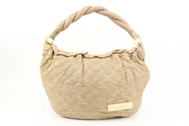 Louis Vuitton Beige Ecru Monogram Leather Olympe Croissant Hobo in Beige Leather from Bagriculture, photo 1 of 1