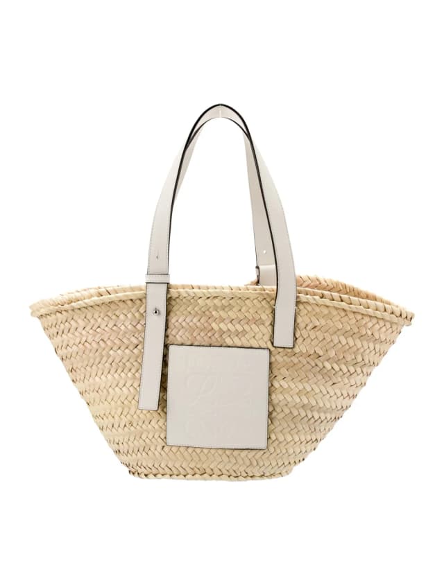 Loewe Tote Other bag in White Raffia from The RealReal, photo 1 of 1