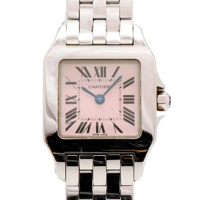 Cartier Santos Demoiselle SM Pink Dial Watch in Pink from The Reluxe, photo 1 of 1