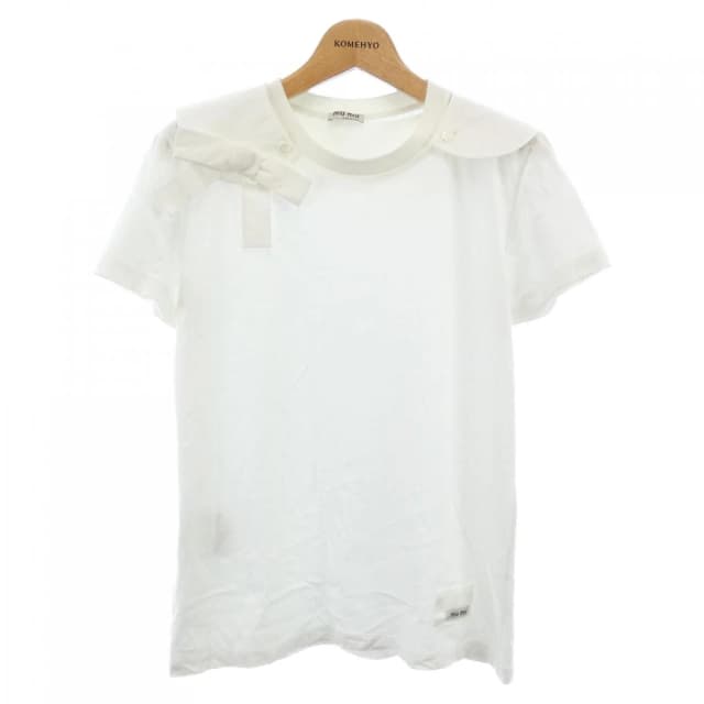 Miu Miu T-Shirt White in White from The Reluxe, photo 1 of 1