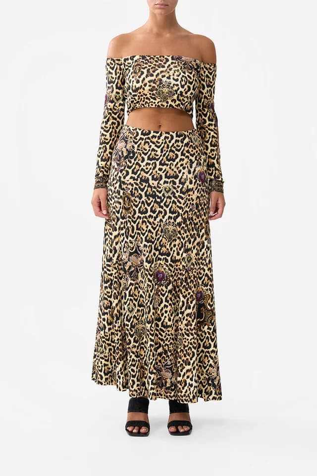 Camilla eBoutique OFF SHOULDER CROPPED JERSEY TOP SAINTS AND SISTERS, image 1 of 1 from CAMILLA