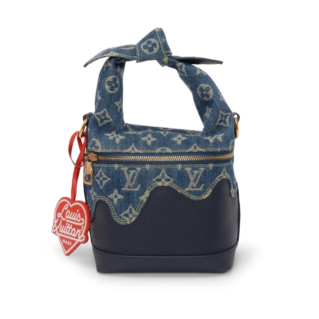 Louis Vuitton Monogram Denim Drip Japanese Cruiser Bag in Blue Denim from Blue Spinach, photo 1 of 1