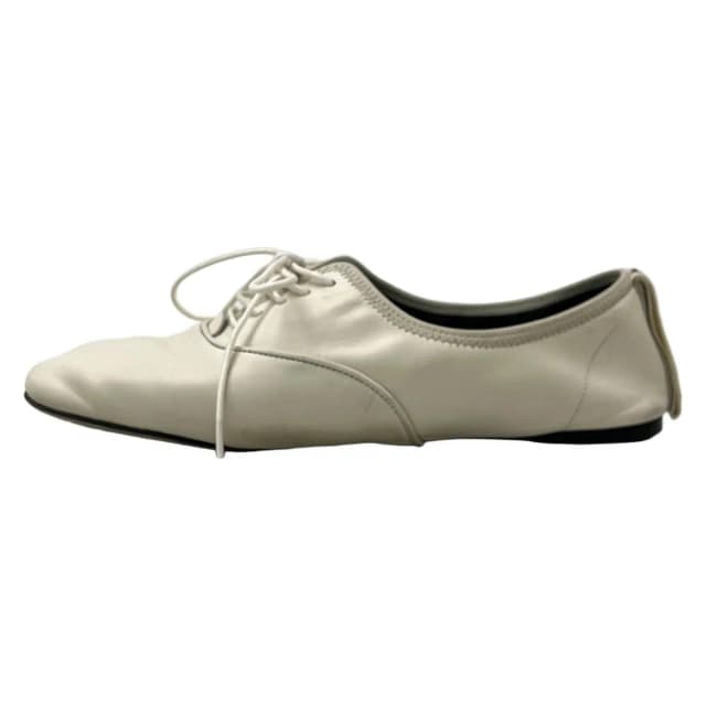 Loewe Shoes Soft Derby Ivory Lambskin in White Lambskin from The Reluxe, photo 1 of 1