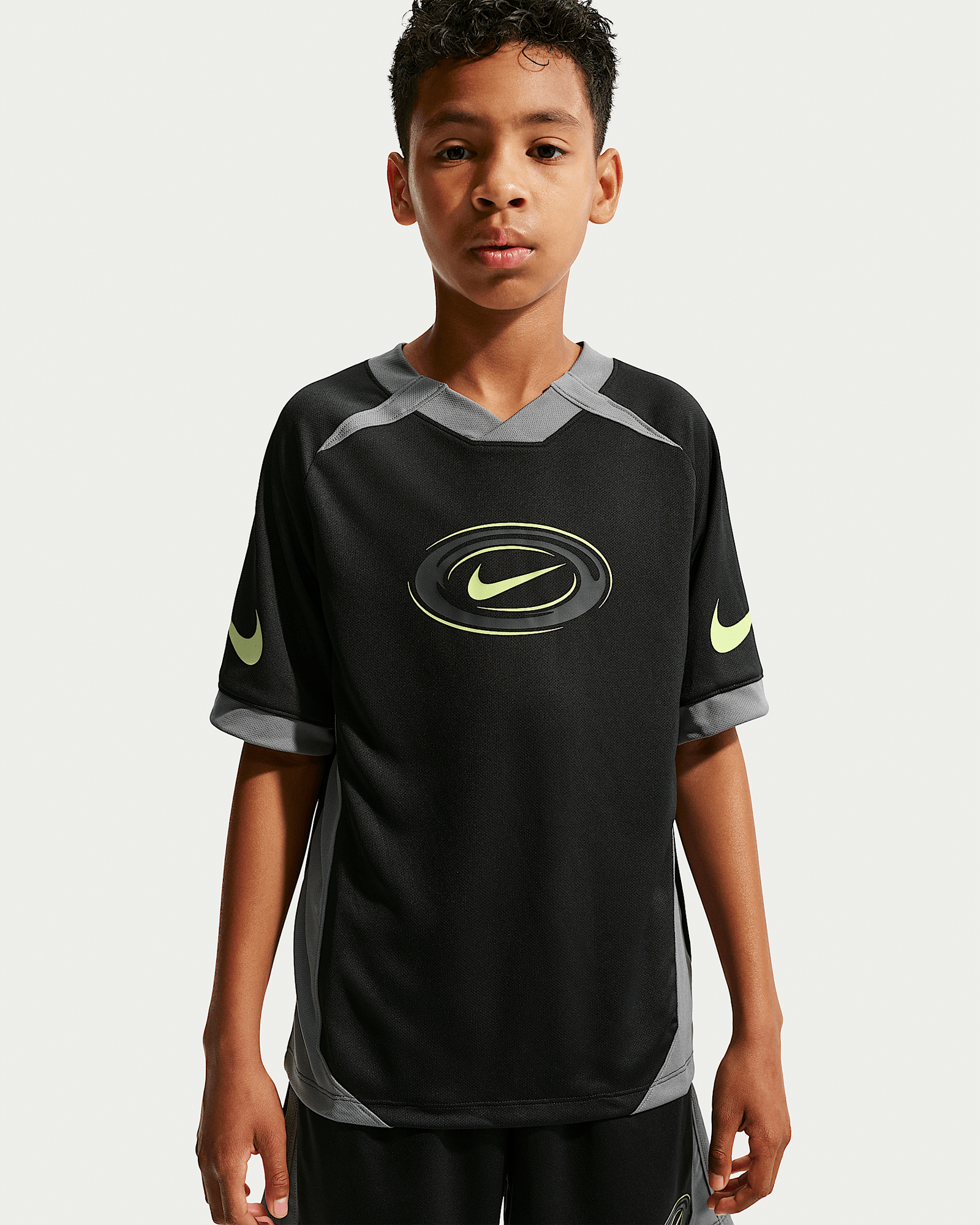 Nike Multi in Black/Smoke Grey/Light Liquid Lime, image 1 of 1 from Nike