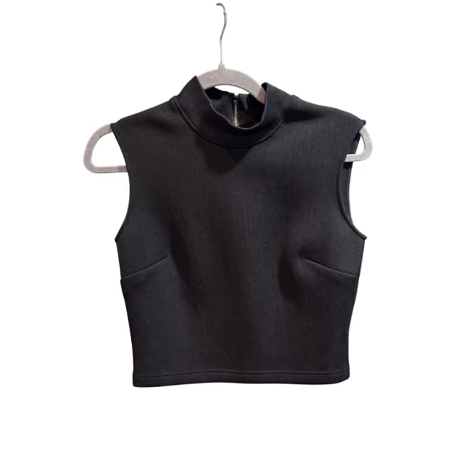 MCQUEEN Black Scuba top size S in Black from Revivre Luxury Consignment, photo 1 of 1