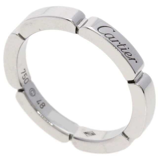 Cartier Maillon Panthère 48 Ring 18K White Gold in White from The Reluxe, photo 1 of 1