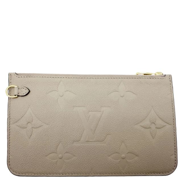 Louis Vuitton Empreinte Leather Wristlet Beige in Beige Leather from Dallas Designer Handbags, photo 1 of 1