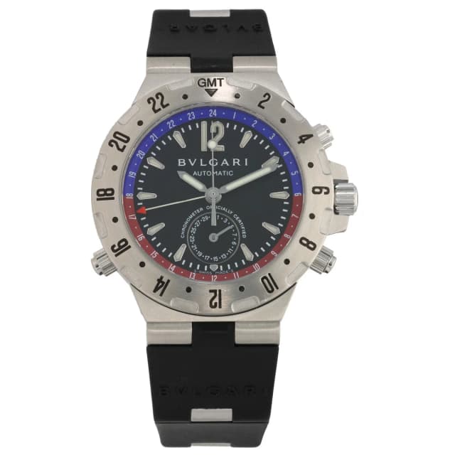 Bvlgari Diagono Professional GMT GMT40S 40mm Stainless Steel Watch from H&T, photo 1 of 1