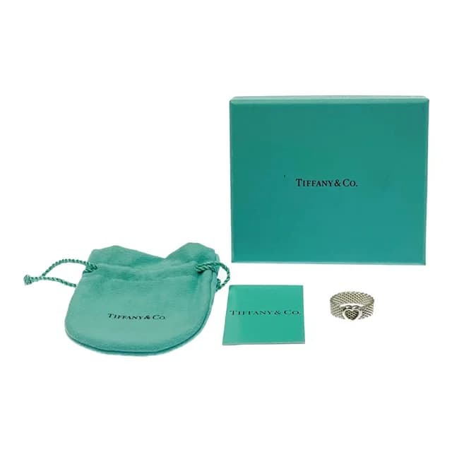 Tiffany & Co. Somerset Ring Heart in Silver from The Reluxe, photo 1 of 1