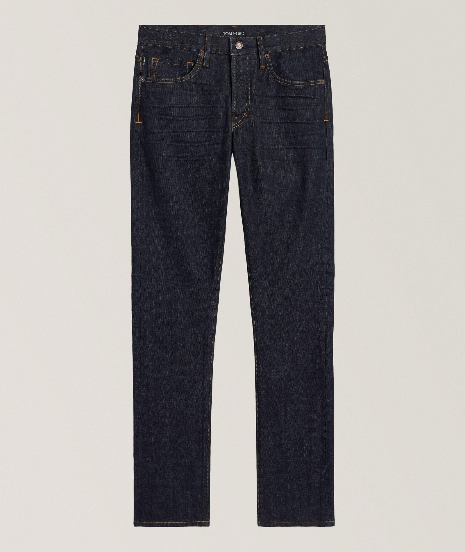 TOM FORD Selvedge Slim-Fit Jeans in Blue 98% cotton, 2% polyurethane, image 1 of 1 from Harry Rosen