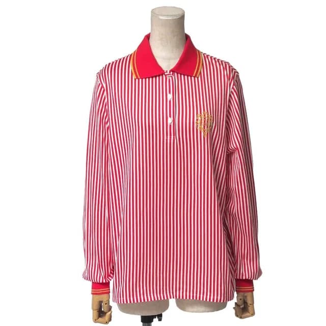 Dior Polo Shirt M Border CD Logo Embroidery Long Sleeve from The Reluxe, photo 1 of 1
