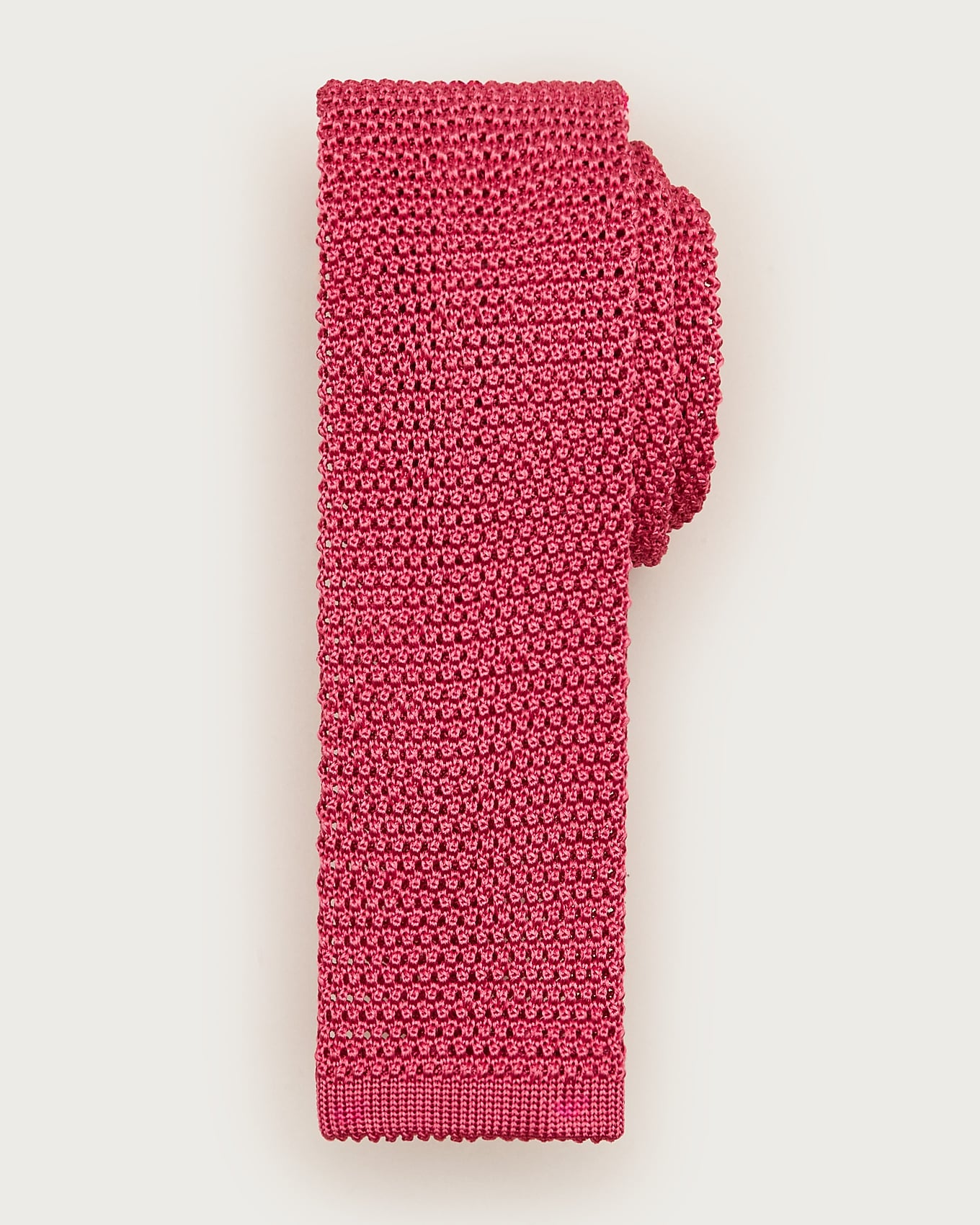 Hand-finished Italian silk knit tie in MAUVE, image 1 of 1 from J.Crew (US)
