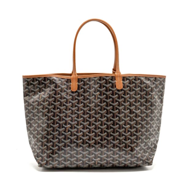 Goyard saint louis pm tote bag Goyardine canvas brown/black SHW in Black Canvas from EMIER, photo 1 of 1
