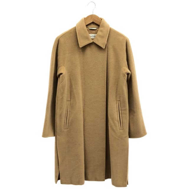 Max Mara wool Soutien Collar Coat in Beige Cashmere from The Reluxe, photo 1 of 1