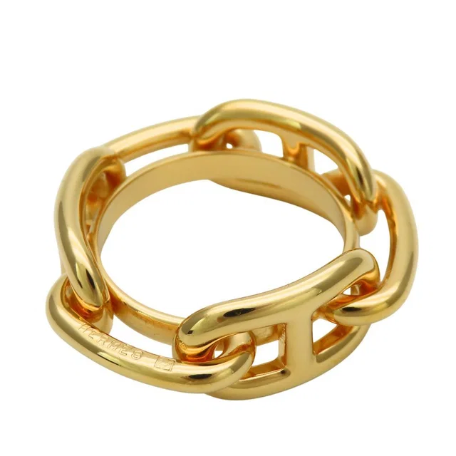 Hermès Scarf Ring Chaine D'ancre Metal Gold in Gold from The Reluxe, photo 1 of 1