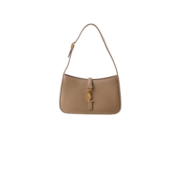 Saint Laurent Le 5 A 7 Should Bag Taupe Beige in Taupe Leather from The Purse Affair, photo 1 of 1