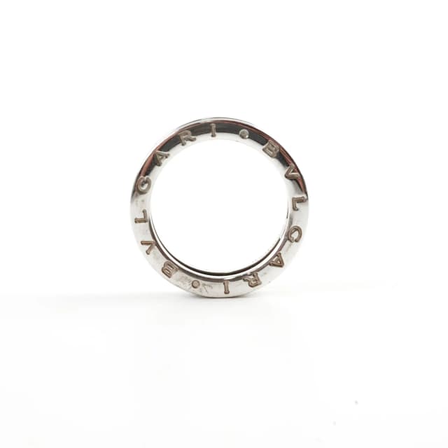 Bvlgari Save The Children Ring Silver Size 54 in Silver Ceramic from The Purse Affair, photo 1 of 1