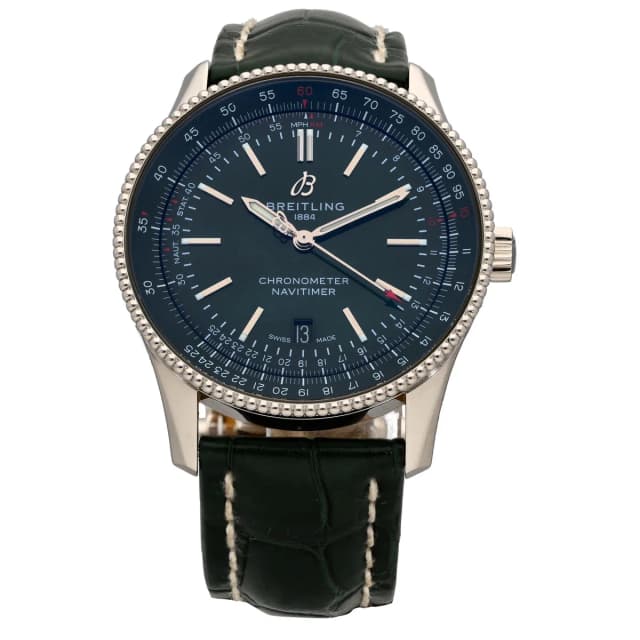 Breitling Navitimer A17326 41mm Stainless Steel Watch in Leather from H&T, photo 1 of 1