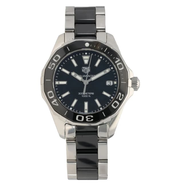 TAG Heuer Aquaracer WAY131A 35mm Stainless Steel Watch in Ceramic from H&T, photo 1 of 1