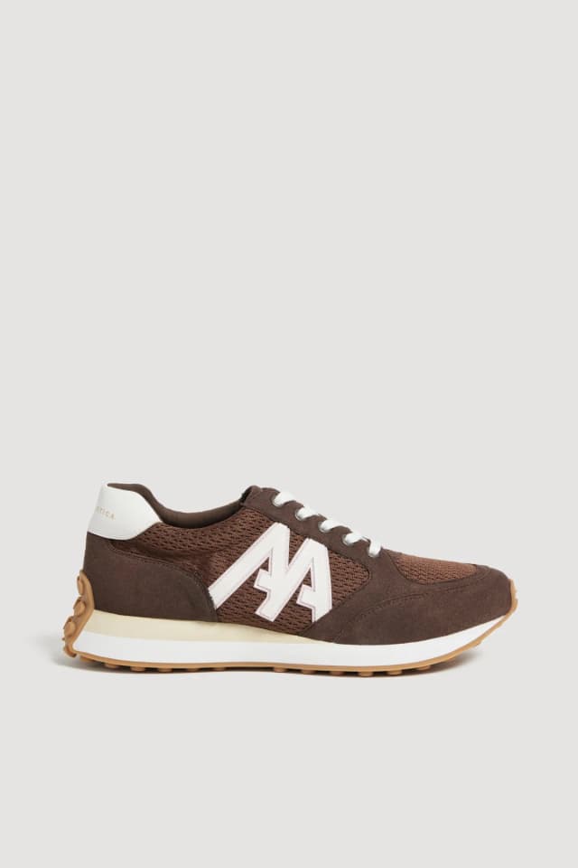 Athletica A.A Logo Trainer 923 in CHOCOLATE, image 1 of 1 from Aje