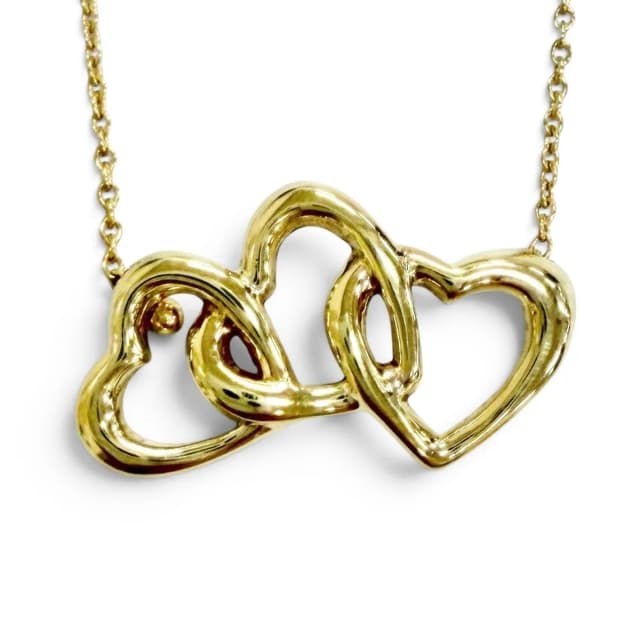 Tiffany & Co. Triple Heart Pendant 750 18k Yellow Gold in Yellow from The Reluxe, photo 1 of 1