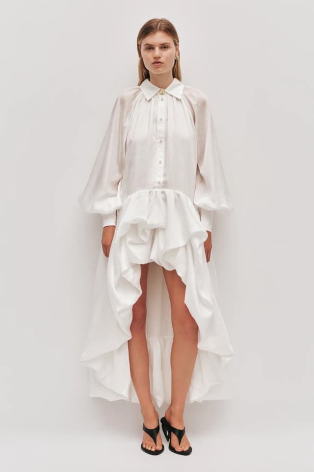 AJE Mietta Maxi Dress in IVORY, image 1 of 1 from Aje