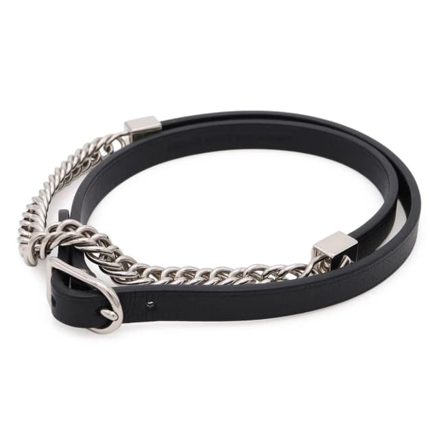 Hermès Equestre Triple Tour Choker Necklace Bracelet Gourmette Chain Veau Swift in Swift leather from The Reluxe, photo 1 of 1