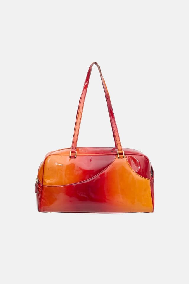 Dior 2000 Patent Ombré Malice Boston Bag in Patent leather from VSP Consignment, photo 1 of 1