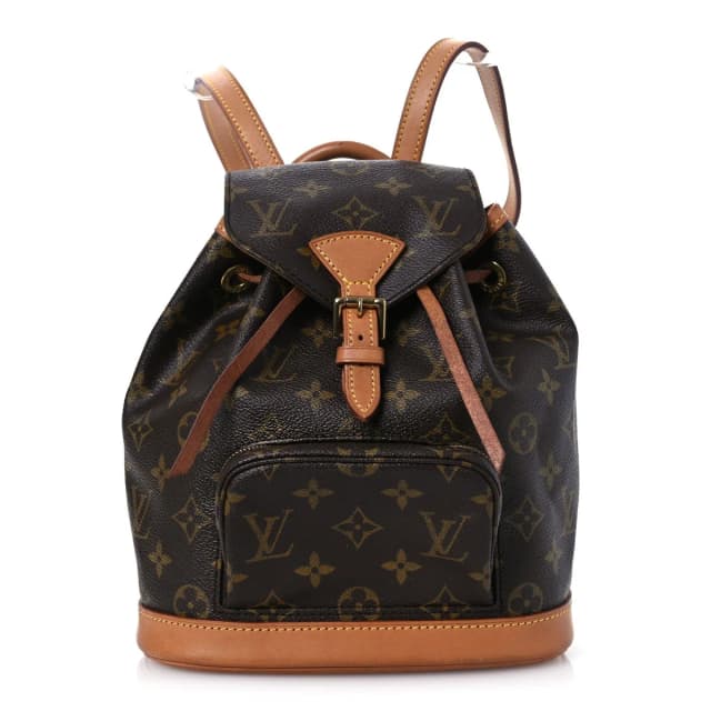Louis Vuitton Montsouris Backpack Monogram Coated Canvas Bag - Brown in Brown Coated canvas from H&T, photo 1 of 1