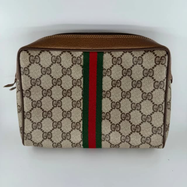 Gucci GG Monogram with Sherry line Clutch in Canvas from SparklesnDreams, photo 1 of 1