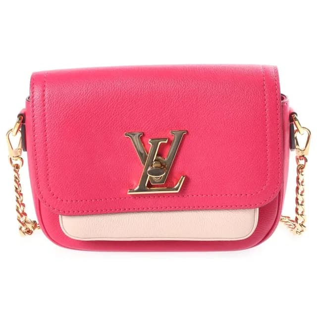 Louis Vuitton Lockme Tender Cross Belt Bag Pink in Pink Leather from The Reluxe, photo 1 of 1