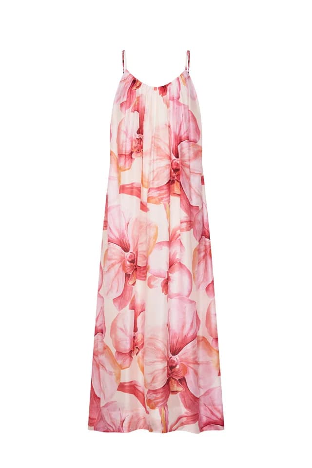 MANNING CARTELL Still Life Maxi Dress in PINK/MELON, image 1 of 1 from Manning Cartell