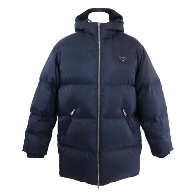Prada Vintage Triangle Logo Down Jacket from The Reluxe, photo 1 of 1