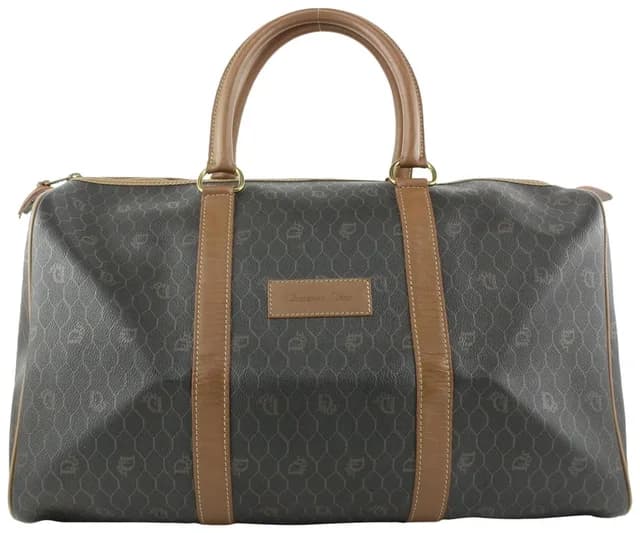 Dior Black Monogram Trotter Boston Duffle Bag in Black Canvas from Bagriculture, photo 1 of 1