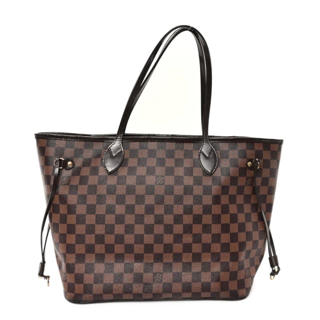 Louis Vuitton Neverfull MM Damier Ebene Coated Canvas Bag - Brown in Brown Coated canvas from H&T, photo 1 of 1