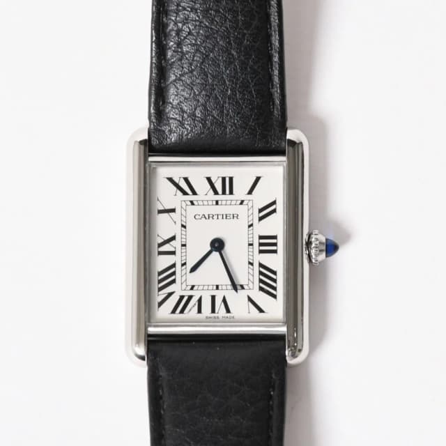 Cartier Tank Must LM Watch Stainless Steel Quartz in Leather from The Reluxe, photo 1 of 1