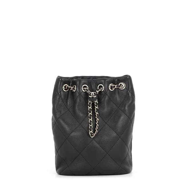 Chanel Backpack Quilted CC Logo Lambskin Black in Black Lambskin from The Reluxe, photo 1 of 1