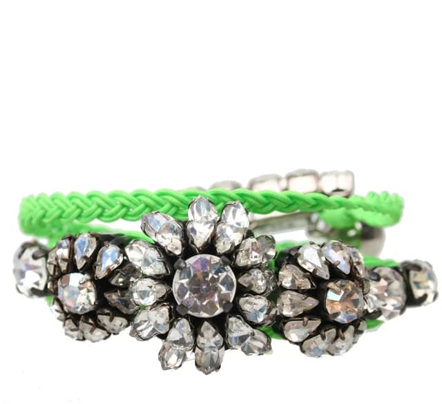 Shourouk Karma Bracelet, Green, image 1 of 1 from Cultstatus