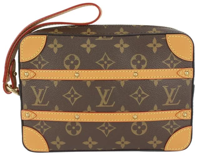 Louis Vuitton Limited Monogram Soft Trunk Pouch Wristlet in Canvas from Bagriculture, photo 1 of 1