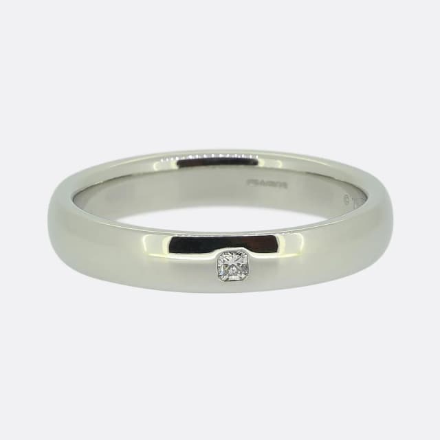 Tiffany & Co. Lucida Diamond 3mm Band Ring from The Vintage Jeweller, photo 1 of 1
